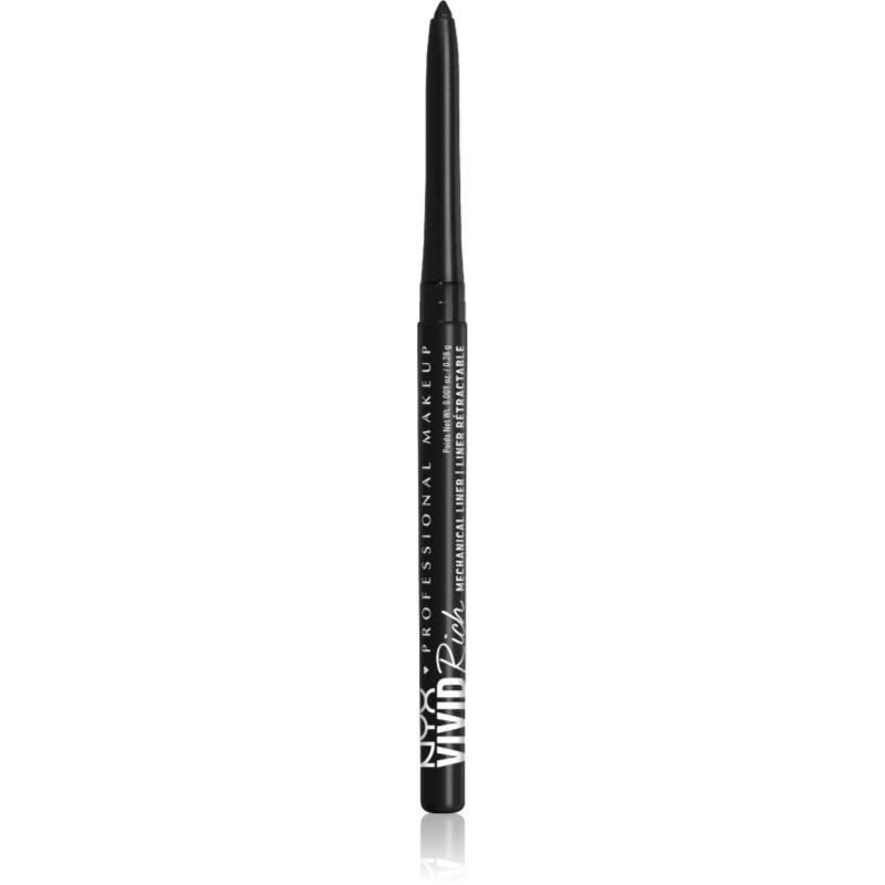 NYX Professional Makeup Vivid Rich tužka na oči odstín 16 Always Onyx 0.28 g