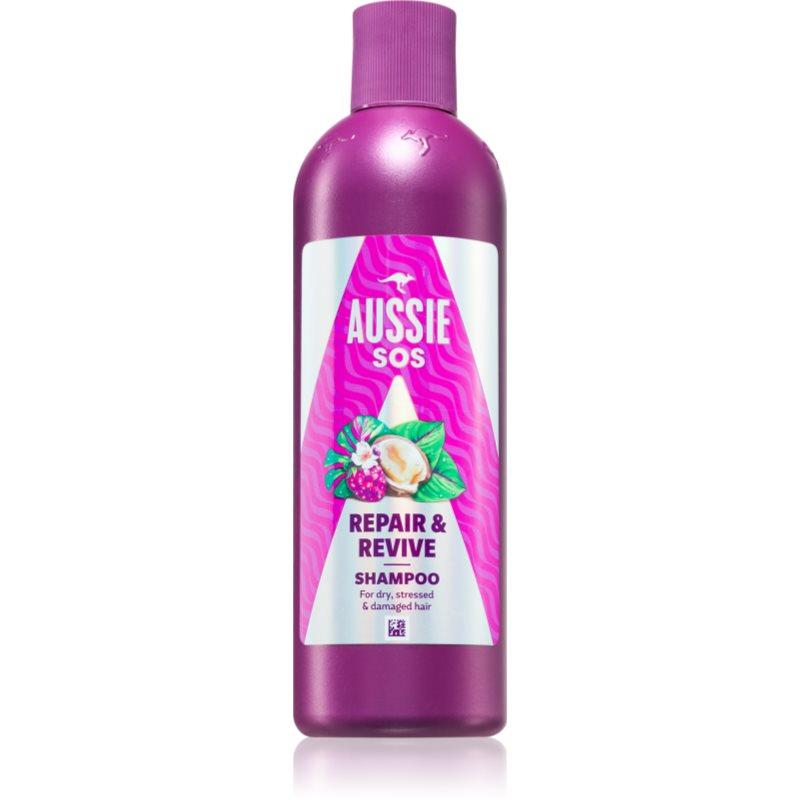 Aussie SOS Repair & Revive vyživující šampon pro namáhané vlasy a vlasovou pokožku 300 ml