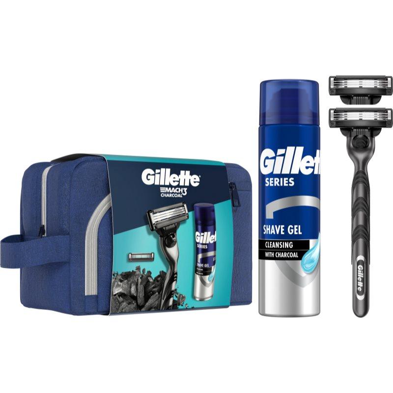 Gillette Mach3 Charcoal dárková sada pro muže