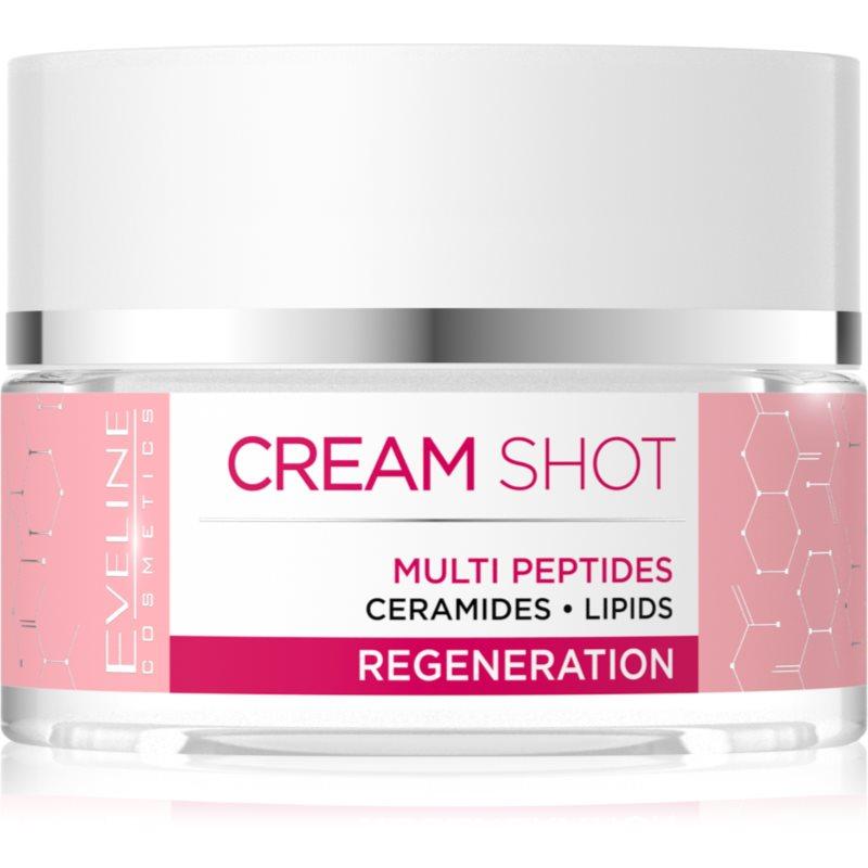 Eveline Cosmetics Cream Shot Multi Peptides regenerační krém proti příznakům stárnutí 50 ml