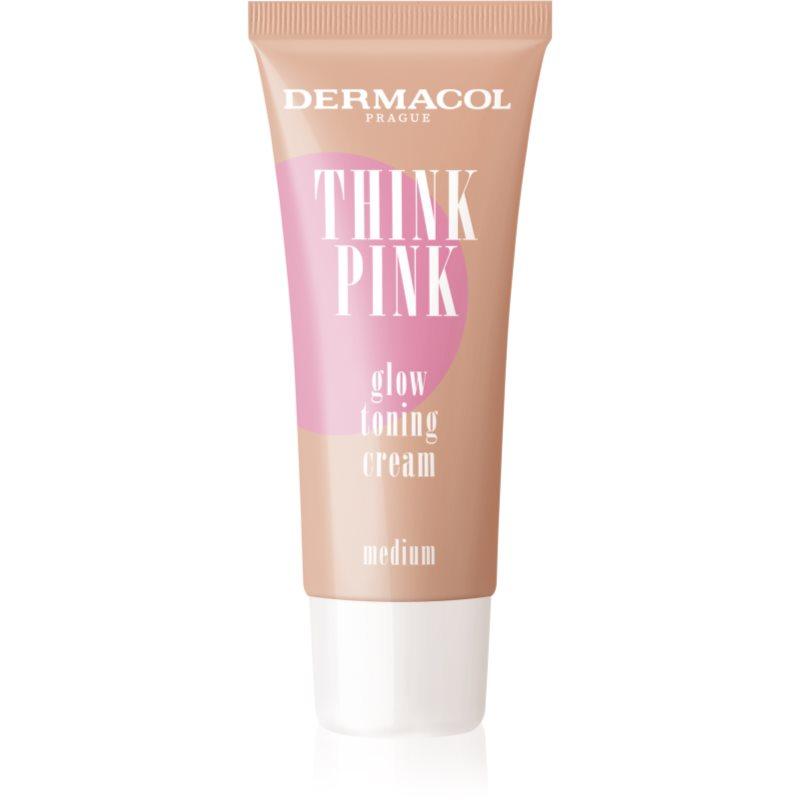 Dermacol Think Pink rozjasňující tónovací krém odstín 02 Medium 30 ml
