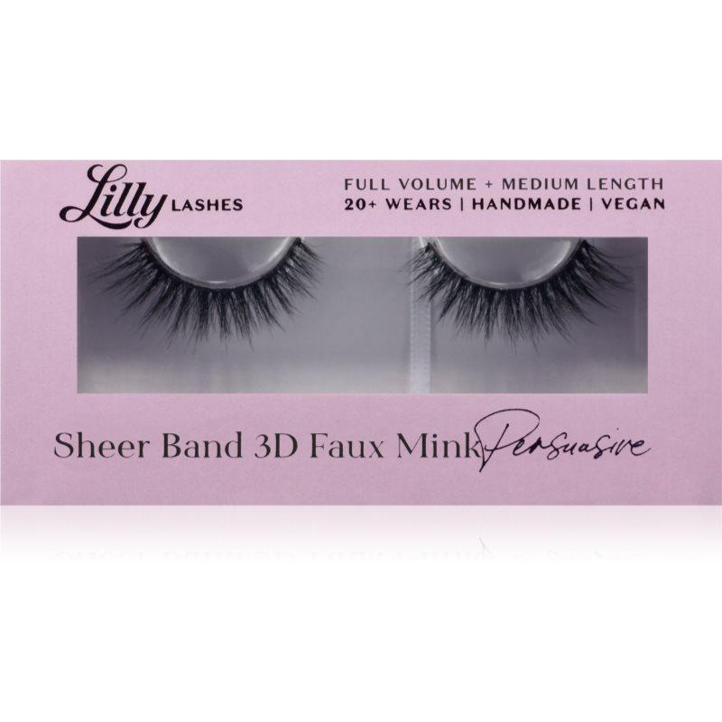 Lilly Lashes 3D Faux Mink umělé řasy typ Persuasive 1 pár