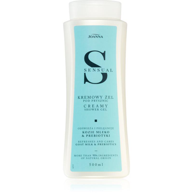 Joanna Sensual Creamy Shower Gel sprchový gel Goat Milk & Prebiotics 500 ml