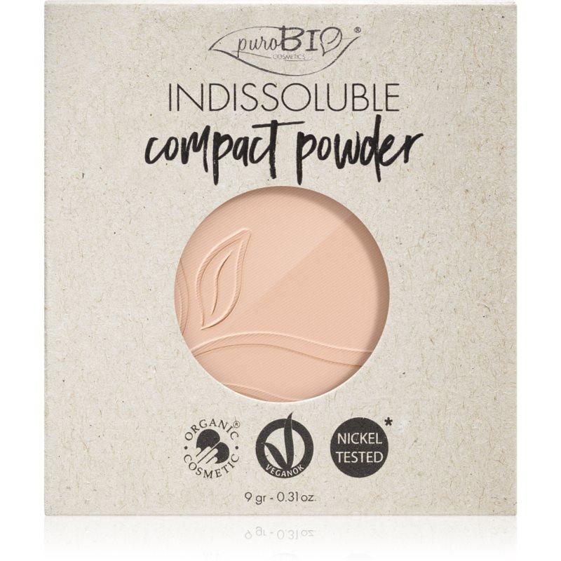 puroBIO Cosmetics Indissouble kompaktní pudr náhradní náplň odstín 01 9 g