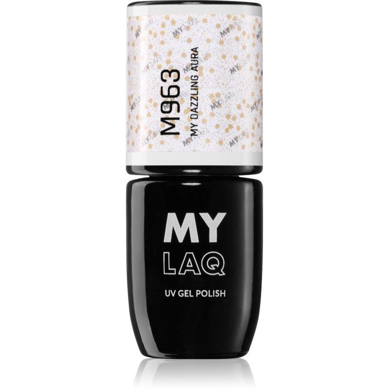 MYLAQ My Aura gelový lak na nehty odstín My Dazzling Aura 5 ml
