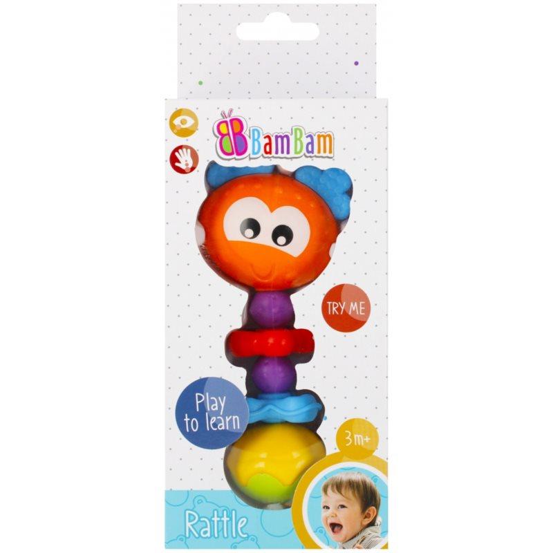 Bam-Bam Rattle chrastítko 3m+ Beetle 1 ks