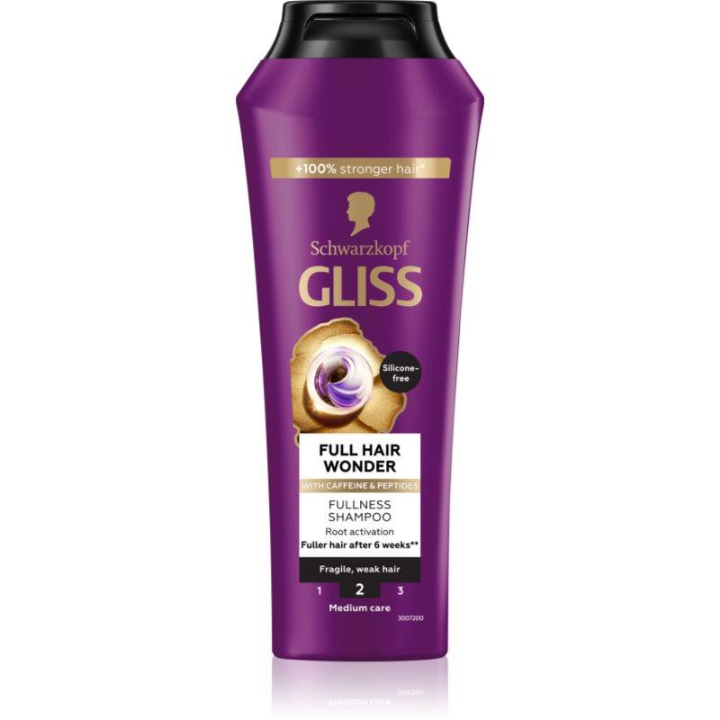 Schwarzkopf Gliss Full Hair Wonder regenerační šampon pro oslabené vlasy 250 ml