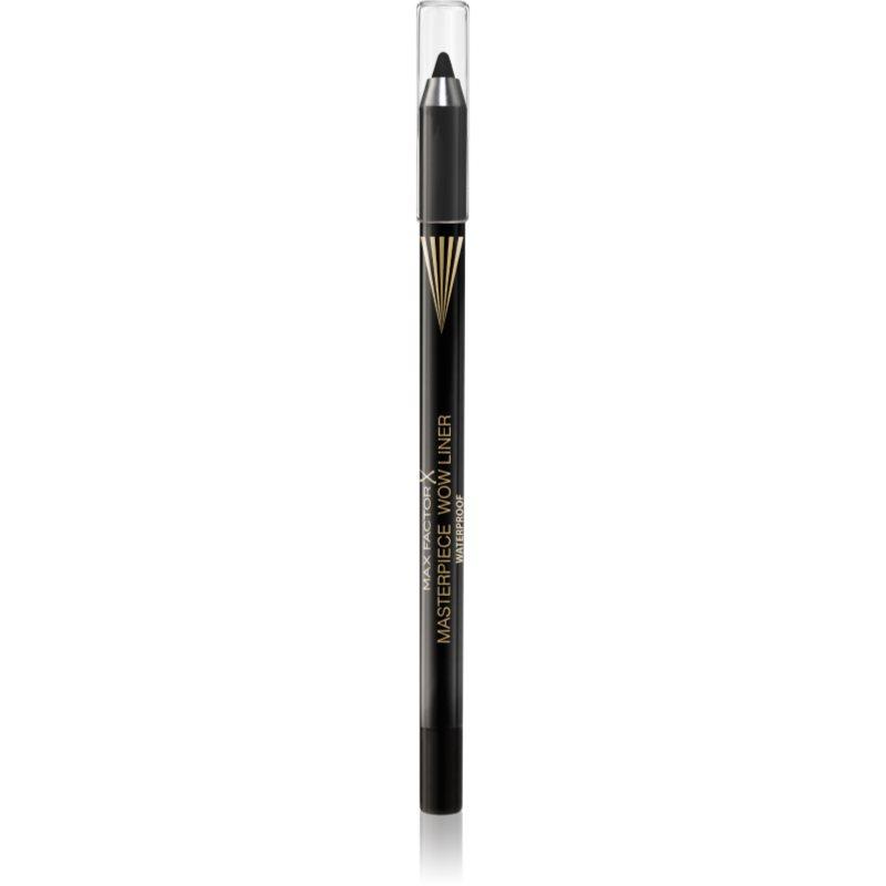 Max Factor Masterpiece Wow Liner Waterproof voděodolná tužka na oči odstín 300 Midnight Black 1.2 g