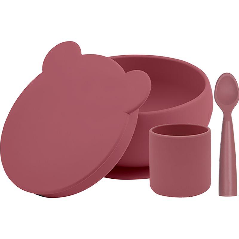 Minikoioi BLW I Velvet Rose jídelní set