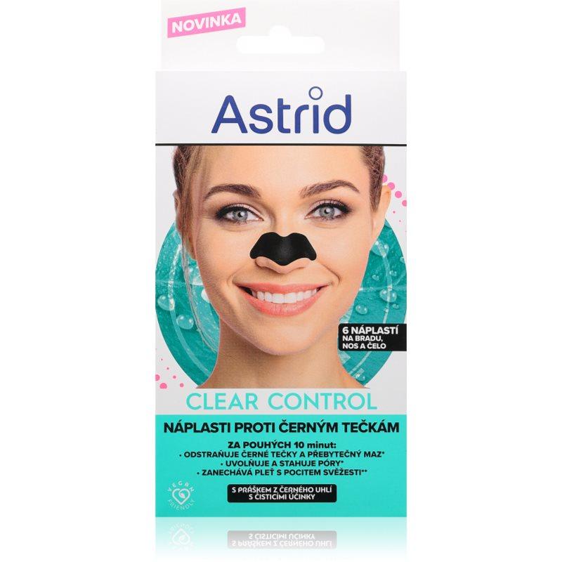Astrid Clear Control čisticí pleťové náplasti proti černým tečkám 6 ks