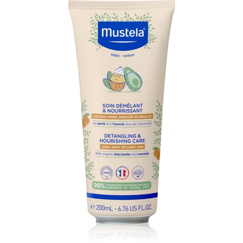 Mustela Detangling & Nourishing dětský šampon pro snadné rozčesání vlasů 200 ml