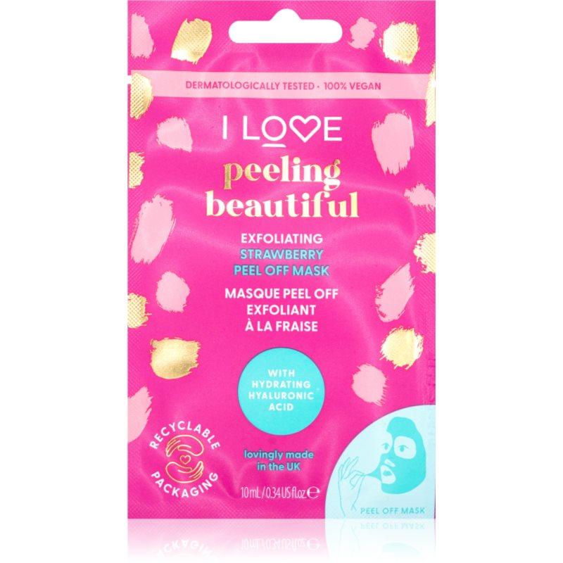 I Love Peeling Beautiful slupovací pleťová maska s exfoliačním účinkem 10 ml