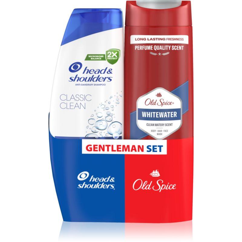 Head & Shoulders Classic Clean + Whitewater sada pro péči o vlasy a tělo pro muže