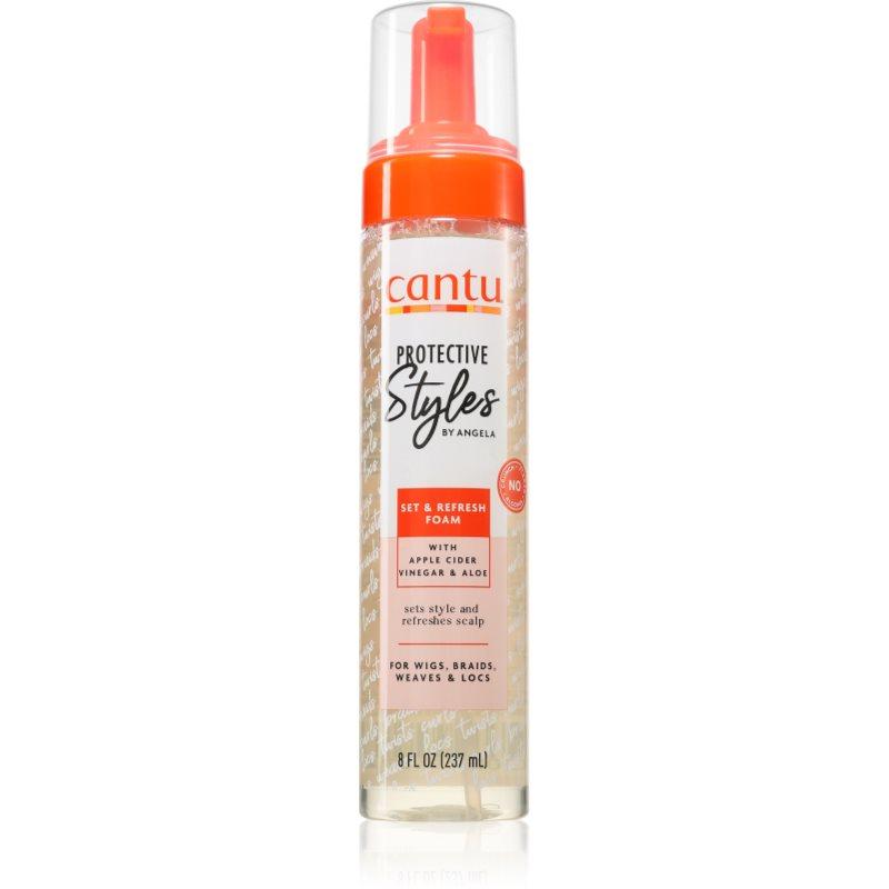 CANTU Protective Styles By Angela Ses&Refresh vyživující ochranná pěna 237 ml