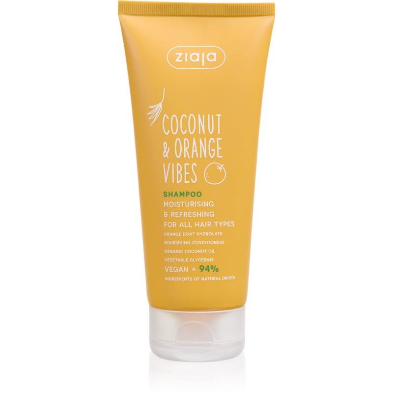 Ziaja Coconut & Orange Vibes hydratační šampon pro všechny typy vlasů 200 ml