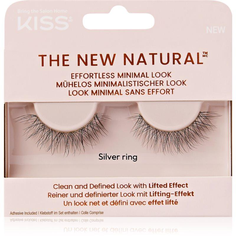 KISS The New Natural Effortless Minimal Look umělé řasy Silver Ring 2 ks