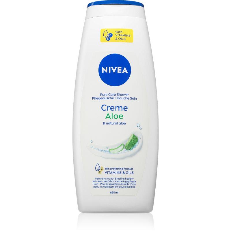 NIVEA Creme Aloe pečující sprchový gel 650 ml