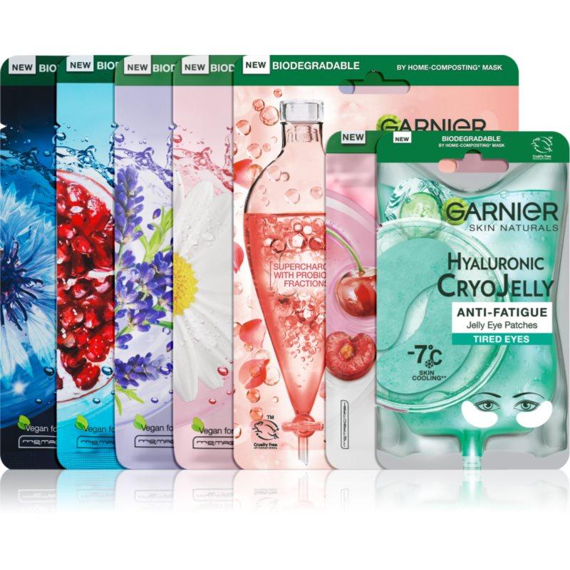 Garnier Skin Naturals sada plátýnkových masek