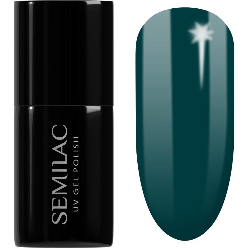Semilac UV Hybrid Winter Collection gelový lak na nehty s použitím UV/LED lampy odstín 606 Cool Green 7 ml