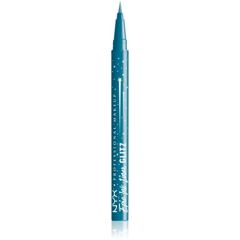 NYX Professional Makeup Epic Ink Glitz metalická tužka na oči odstín Tapered Twinkle 1 ml