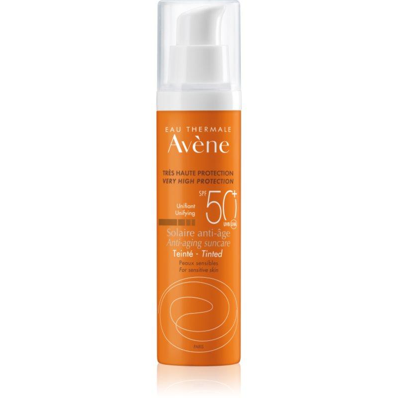 Avène Sun Anti-Aging Suncare Tinted ochranný tónovaný fluid na obličej proti pigmentovým skvrnám SPF 50+ 50 ml