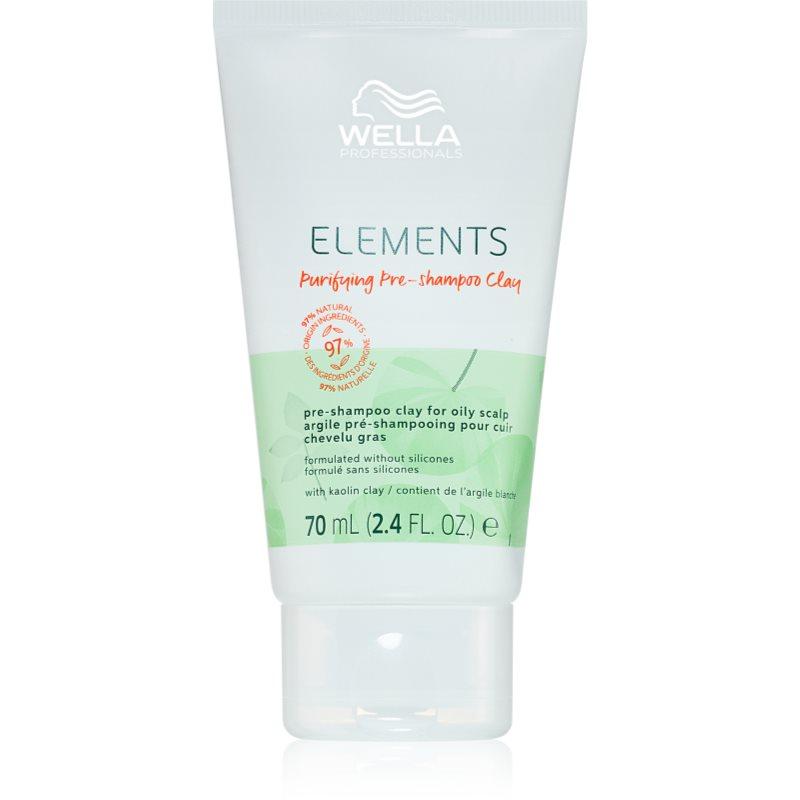 Wella Professionals Elements Calming minerální čisticí jílová maska pro pokožku hlavy 70 ml