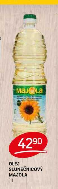 OLEJ SLUNEČNICOVÝ MAJOLA 1l