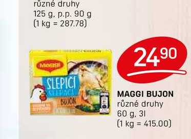 MAGGI BUJON různé druhy 60 g