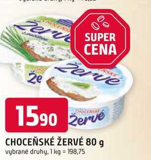 CHOCEŇSKÉ ŽERVÉ 80 g 