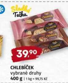 Chlebíček vybrané druhy 400 g 