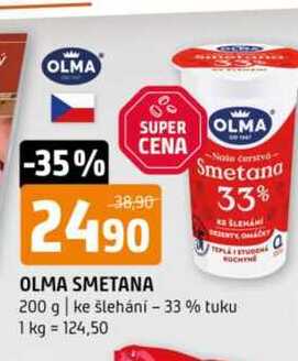 Olma smetana 33% 200g
