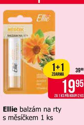Ellie balzám na rty s měsíčkem 1 ks 