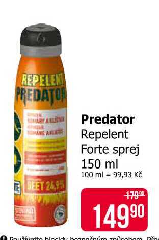 Predator Repelent Forte sprej 150 ml