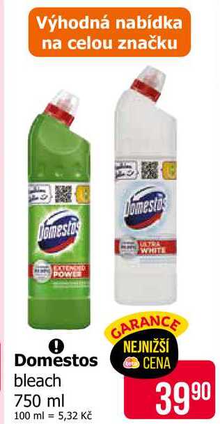 Domestos bleach 750 ml