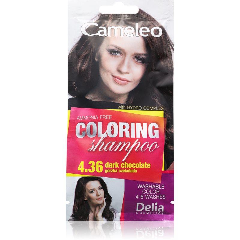 Delia Cosmetics Cameleo Coloring Shampoo tónovací šampon na vlasy odstín 4.36 Dark Chocolate 40 ml