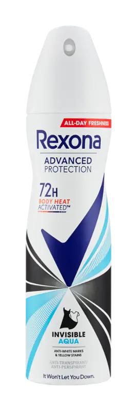 Rexona Antiperspirant sprej pro ženy Invisible Aqua, 150 ml