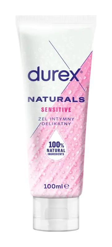 Durex Lubrikační gel Naturals Sensitive, 100 ml