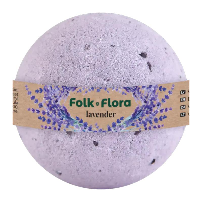 Folk&Flora Bomba do koupele Levandule, 130 g