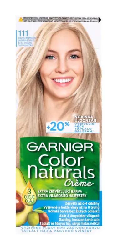 Garnier Barva na vlasy Color Naturals 111 superzesvětlující popelavá blond, 1 ks