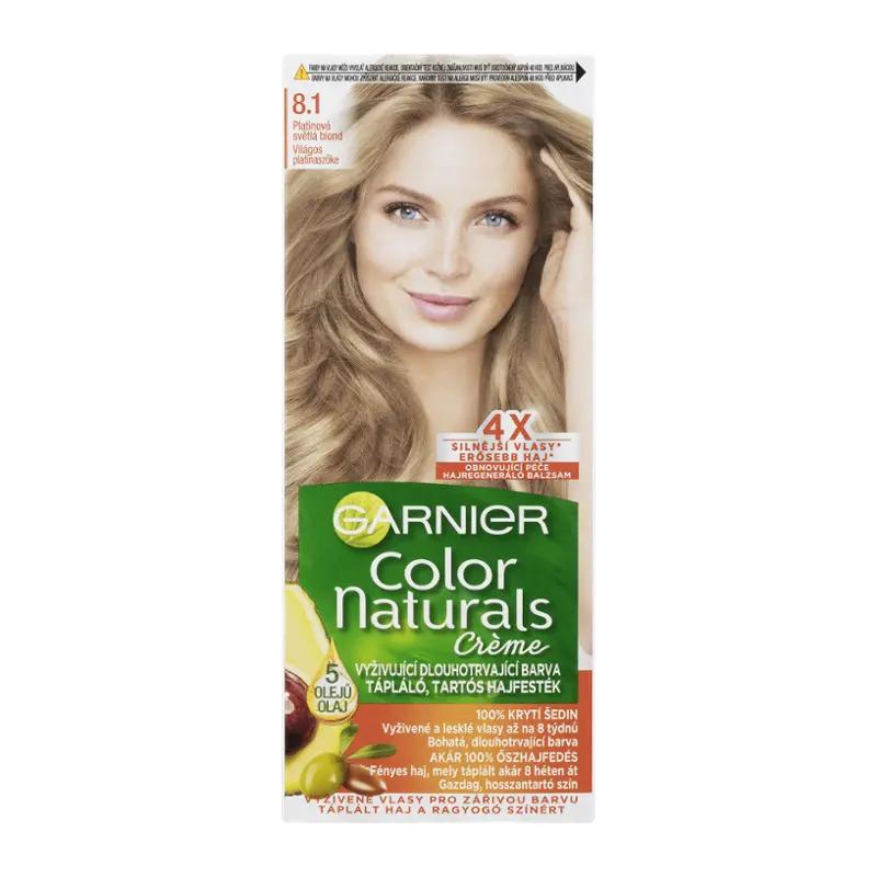 Garnier Barva na vlasy Color Naturals 8.1 platinová světlá blond, 1 ks