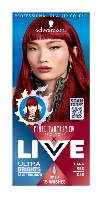 Schwarzkopf Barva na vlasy Live Color Final Fantasy 026 Dark red, 1 ks
