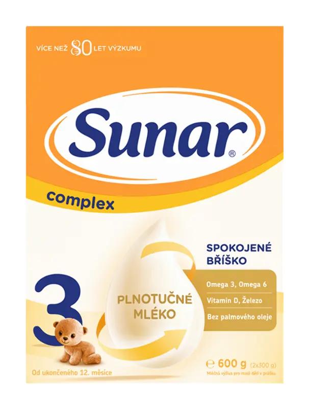 Sunar Batolecí mléko Complex 3, 600 g