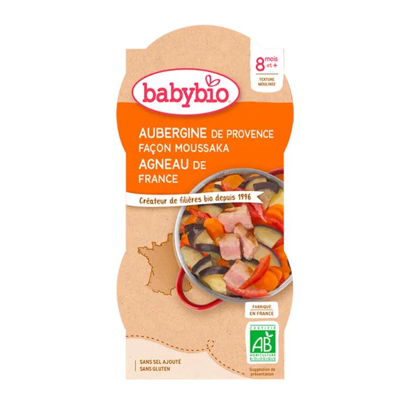 Babybio BIO lilek na způsob musaky, jehněčí, 400 g