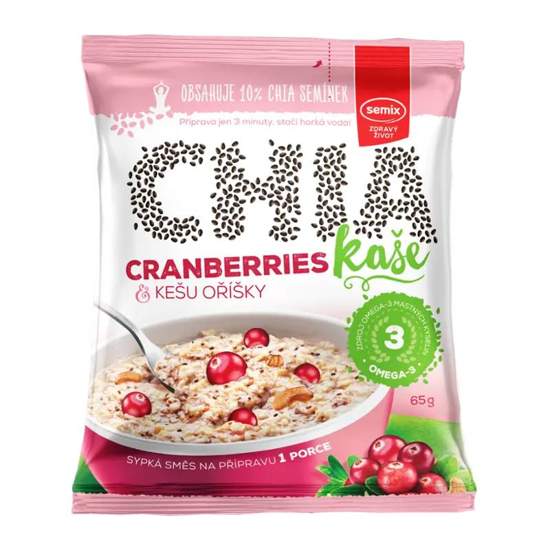 Semix Vícezrnná chia kaše s brusinkami, 65 g