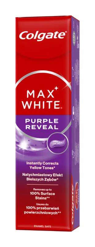 Colgate Bělicí zubní pasta Max White Purple Reveal, 75 ml