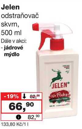 Jelen odstraňovač skvrn, 500 ml 