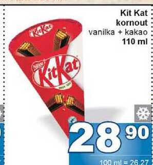Kit Kat kornout vanilka + kakao 110 ml