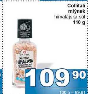 Collitali mlýnek himalájská sůl 110 g 