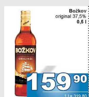 Božkov original 37,5% 0,5l