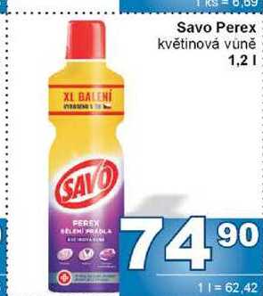 Savo Perex květinová vůně 1,2l